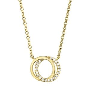 Shy Creation Diamond Necklace 14k